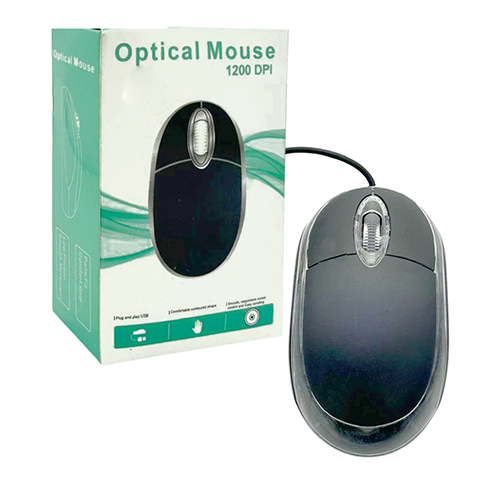 MOUSE ALAMBRICO ECONOMICO TIPO OFICINA REF: GYM 01