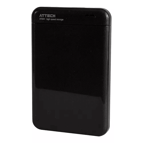 RACK PARA DISCO SATA HDD O SSD MARCA ATTECH CON TAPA DESLIZANTE