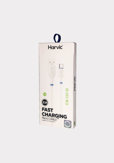 CABLE DE DATOS HARVIC TIPO C DE 3.1AMP REF: CB-121D