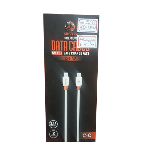 CABLE DE DATOS KINOTEC PREMIUM TIPO C A C REF: KN-62 DE 2 METROS