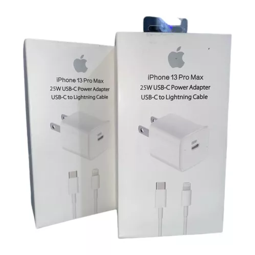 CARGADOR DE IPHONE CARGA RAPIDA 25 WATTS REF: MHJA3AM/A