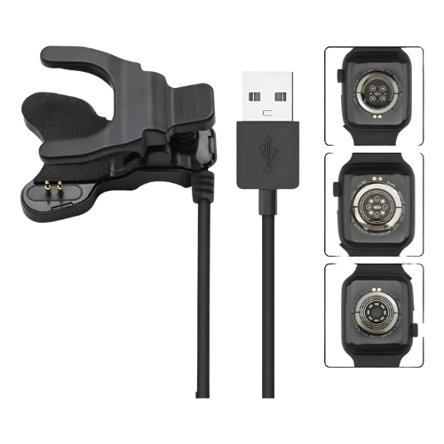 CARGADOR DE SMARTWATCH GENERICO EN FORMA DE CAIMAN PARA W26