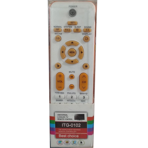CONTROL UNIVERSAL NO SMART LCD REF: ITG-0102