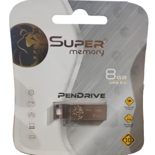 MEMORIA USB SUPER MEMORY DE 8GB